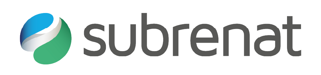 Version noire du logo de Subrenat, designers et fournisseurs de textiles techniques sur mesure en tissé et non-tissé