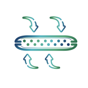 Illustration of the packaging of active ingredients market of SUBRENAT's technical fabrics (moisture absorbers, anti-static, anti-dust...)