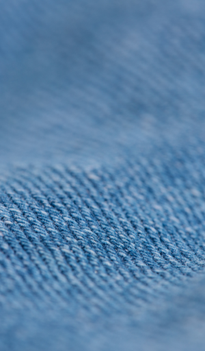 Blue fabric from SUBRENAT textile solutions and applications for clothing: pocketing, garment creation, made in france, linings...